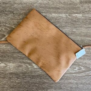 GoodFellow faux‎ leather pouch bag.NWT